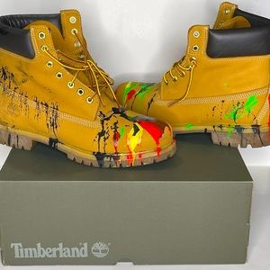 Timberland - Customize Colorful Graffiti Boots